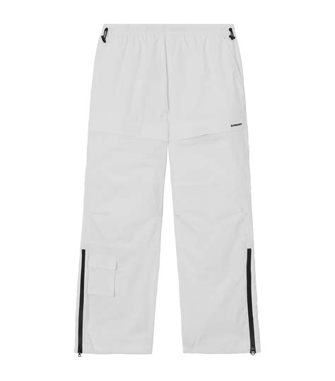 burberry white trousers|burberry cargo trousers.